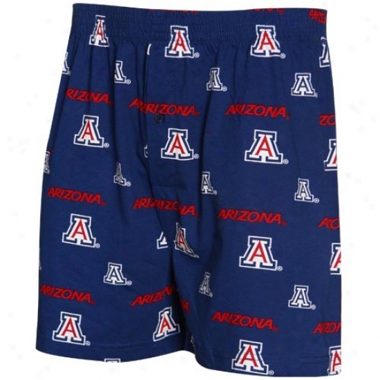 Arizona Wildcats Royal Blue T2 Boxe Shorts