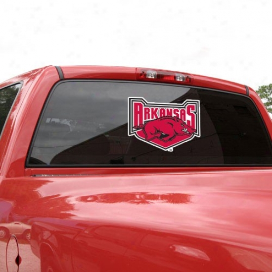 Arkansas Razorbacks Team Logo Window Decal