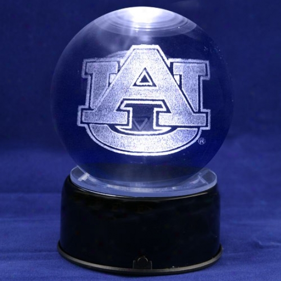 Auburn Tigers Teqm Logo Laser Globe