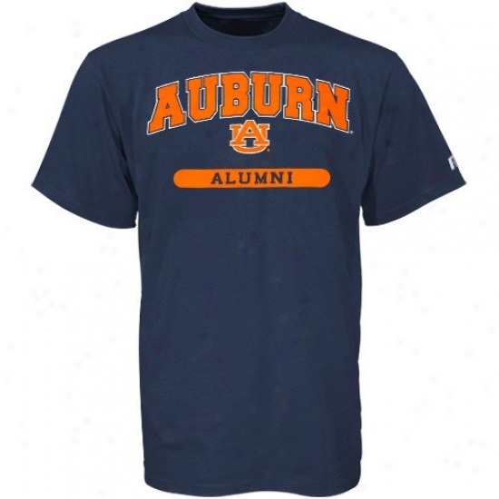 Auburn University Attire: Russell Auburn University Navy Blue Alumni T-shirt