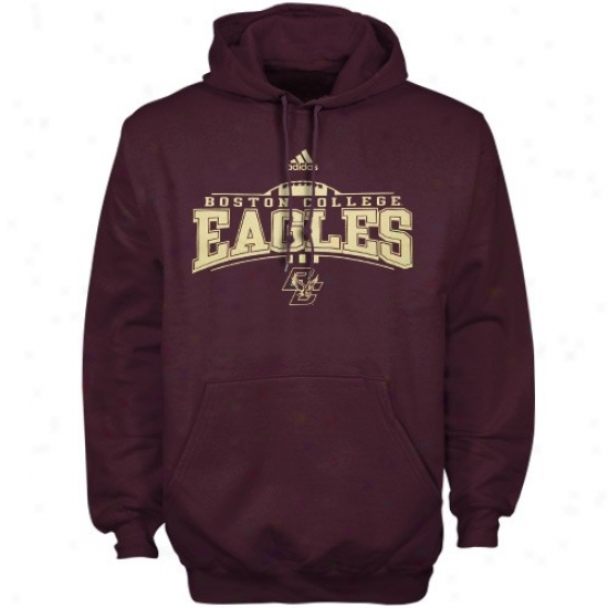 Boston College Eagles Hoodys : Adidas Boston College Eagles Maroon Quick Slant Hoodys