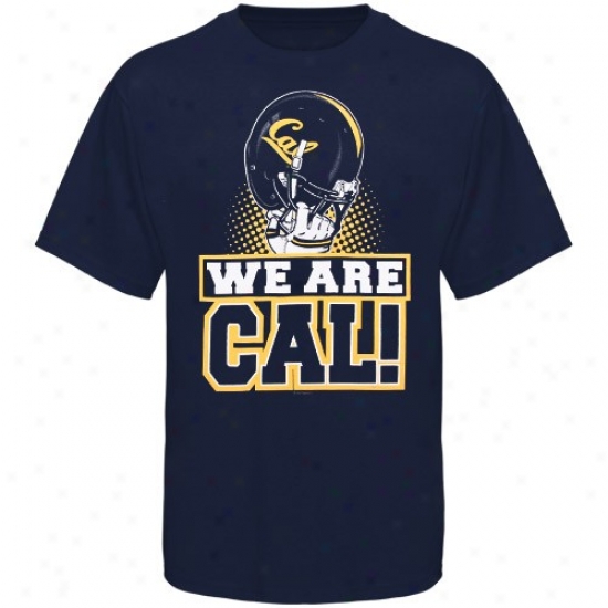 Cal Bears Shirt : Cal Golden Bears Navy Blue We Are Shirt