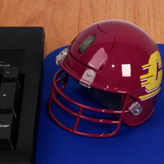 Central Michigan Chippewas Wireless Football Helmet Mouse