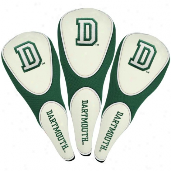 Dartmouth Big Green Green Three-pack Golf Club Headcovers