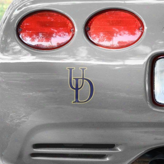Delaware Fightin' Hens University Wordmark Car Decal