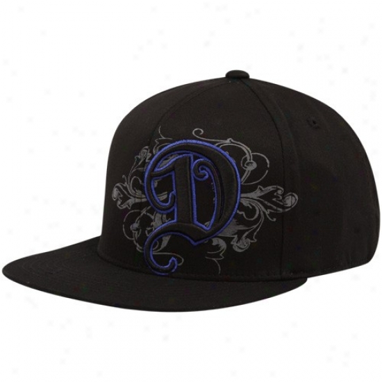 Duke Blue Devil Cap : Top Of The World Duke Blue Devil Black Luxury 1-fit Flex Cover