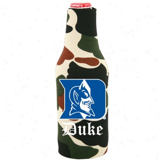 Duke Blue Devils Camo 12 Oz. Bottle Coolie