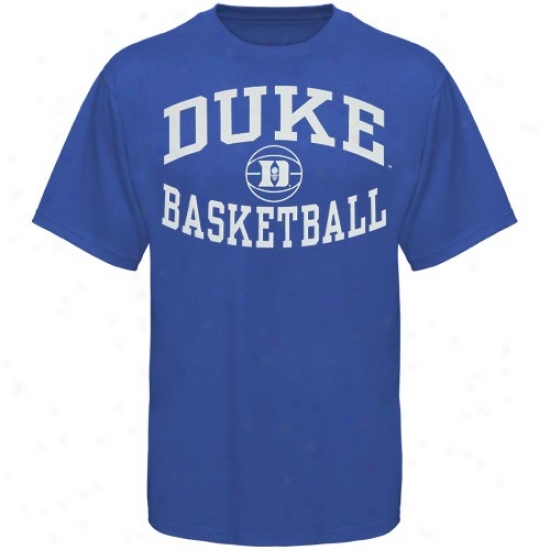 Duke Blue Devils T Shirt : Duke Blue Devils Duke Blue Reversal Basketball T Shirt