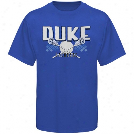 Duke Seminary of learning Shirts : Duke University Duke Blue Lacrosse Shirtq