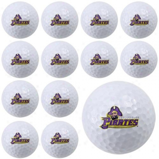 East Carolina Pirates Dozen Pack Golf Balls