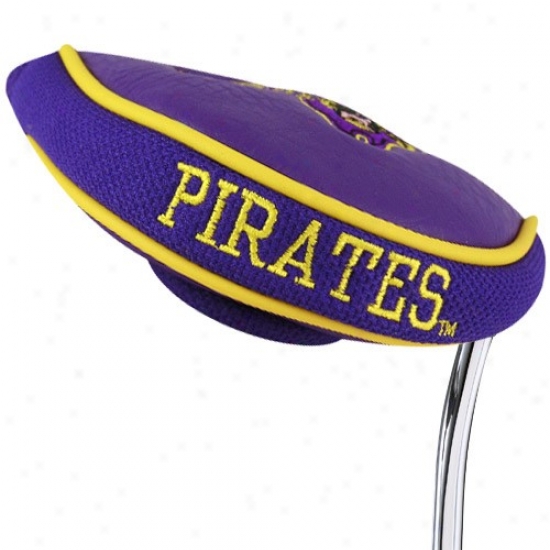 East Carolina Pirates Purple-gold Mallet Putter Cover