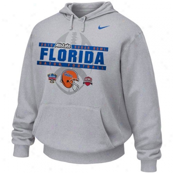 Florida Gator Sweatqhirt : Nike Florida Gator Ash 2010 Sugar Goblet Bound Sweatshirt
