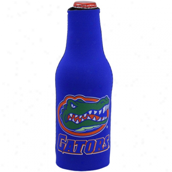 Florida Gators Royal Blue Neoprene Bottle Holder W/gator Head