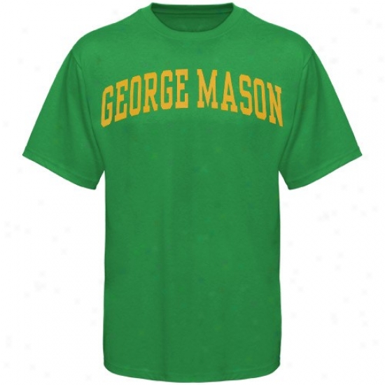 Geprge Mason Patriots Shirt : George Mason Patrjots Green Vaulted Shirt