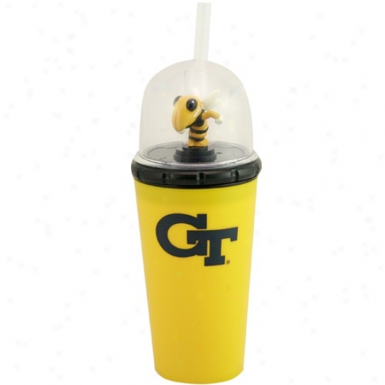Georgia Tech Yellow Jackets Gold Wind-up Mascot Cup