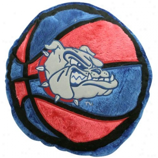 Gonzaga Bulldogs 14'' Team Logo Basketball Plush Pillow