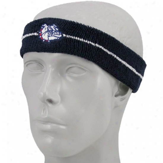 Gonzaga Bulldogs Hat : Nike Gonzaga Bulldogs Navy Blue Game On Headband