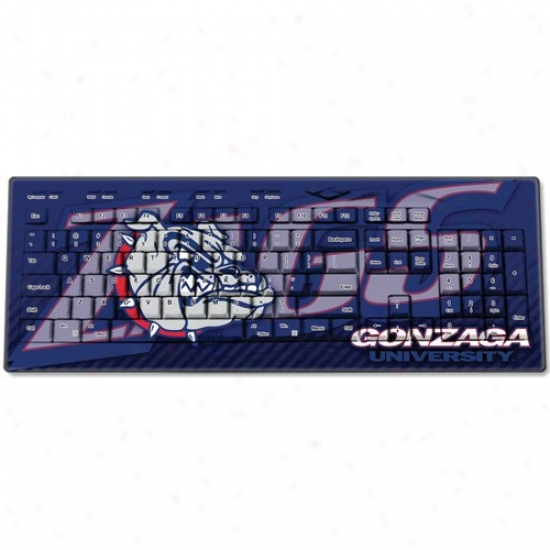Gonzaaga Bulldogs Usb Wired Keyboard