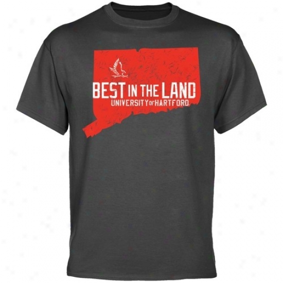 Hartford Hawks Shirts : Hartford Hawks Charcoal Best In The Land Shirts
