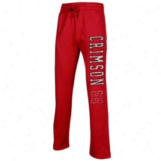 Harvard Crimson Crimson Blitz Fleece Pants