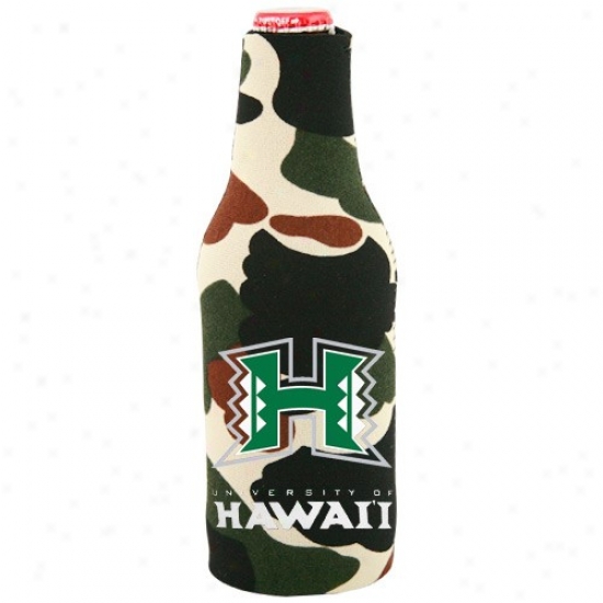 Hawaii Warriors Camo 12 Oz. Bottle Coolie