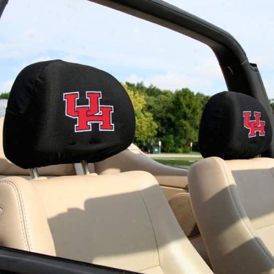 Houston Cougars 2-pack Headrest Covers