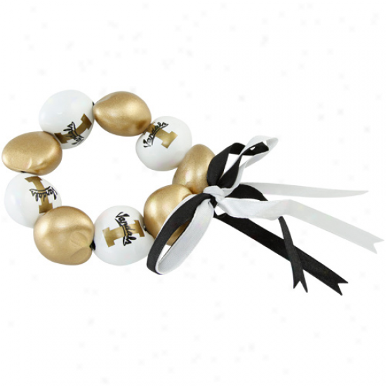 Idaho Vandals Ladies Gold-white Kuk8i Bracelet