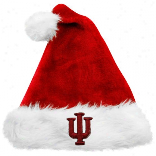 Indiana Hoosiers Merchandise: Top Of The World Indiana Hoosiers Red Santa Claus Cardinal's office