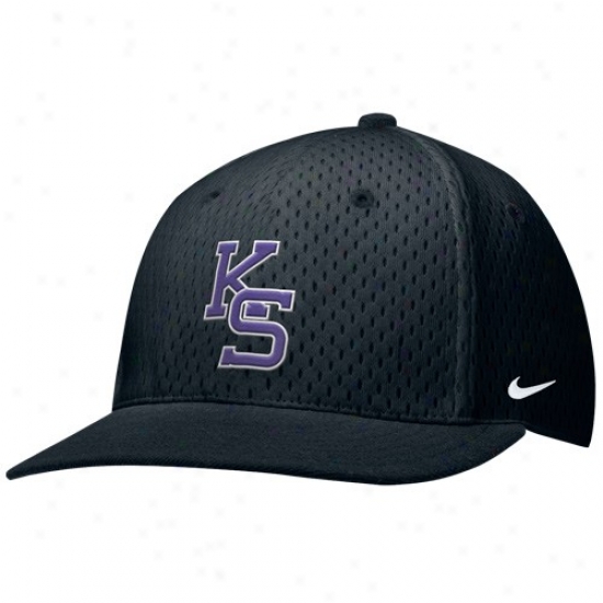 Kansas State Wildcats Hat : Nike Kansas State Wildcats Murky On Field Mesh Fitted Hat