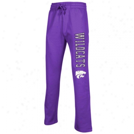 Kansas State Wildcats Purple Blitz Fleece Pants