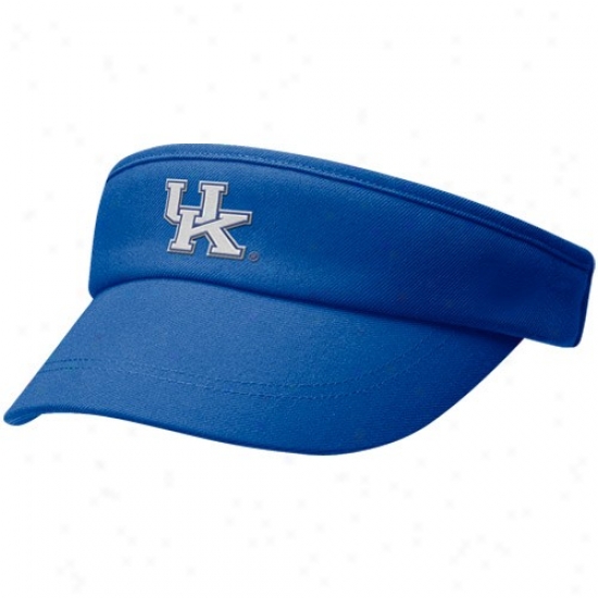Kentucky Wildcats Merchandise: Nike Kenticky Wildcats Ladies Royal Blue 2010 Classic Adjutable Visor