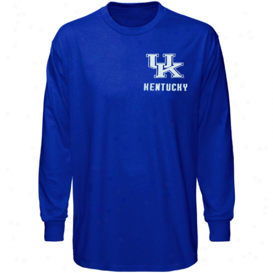 Kentucky Wildcats Tshirts : Kentucky Widcats Magnificent Blue Keen Long Sleeve Tshirts