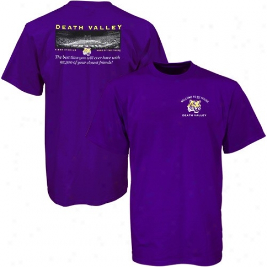 Louisiana State University Attire: Louisiana Stte University Purple Stadium T-shirt