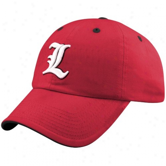 Louisville Cardinals Hats : Top Of The World Louisville Cardinals Red Crew Adjustable Hats