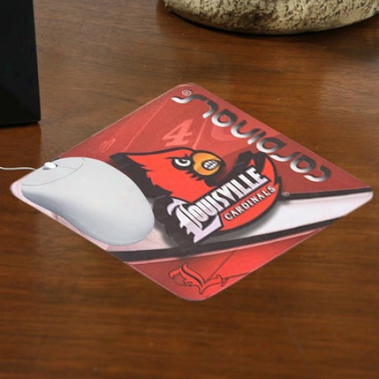 Louosville Cardinals Team Logo Neoprene Mousepad