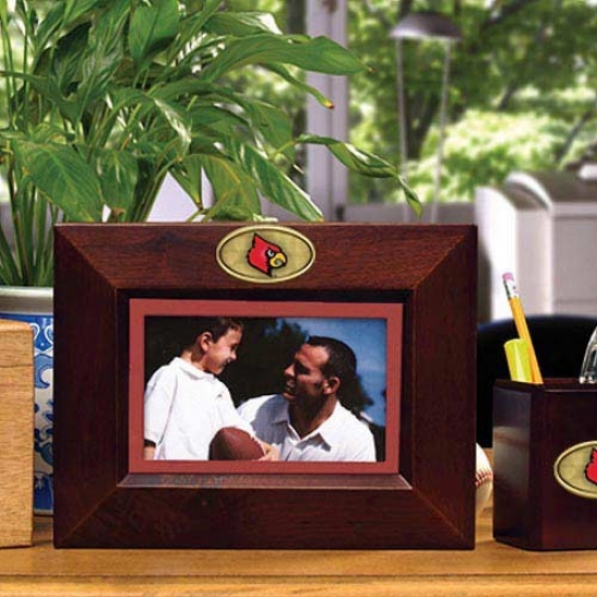 Louisville Cardinals Wooden View Picture Frame