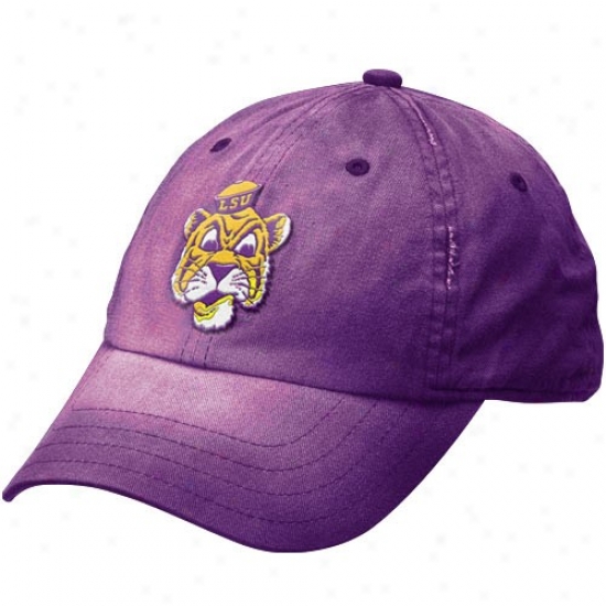 Lsu Tiger  Gear: Nike Lsu Tiger  Ladies Purple Heritage 86 Adjustable Hat