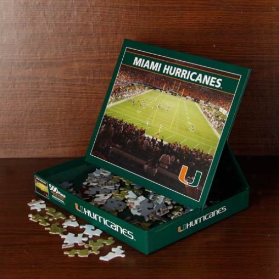 Miami Hurricanes 500-piece Stadium Puzzle