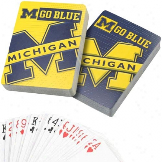 Michigan Wolverines Team Spirit Two-pack Playing Cards