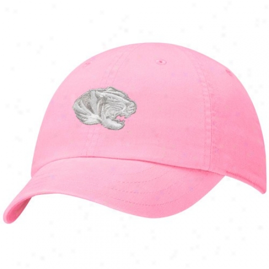 Missouri Tigers Hats : Nike Missouri Tigers Ladies Pink Campus Adjustable Slouch Hats