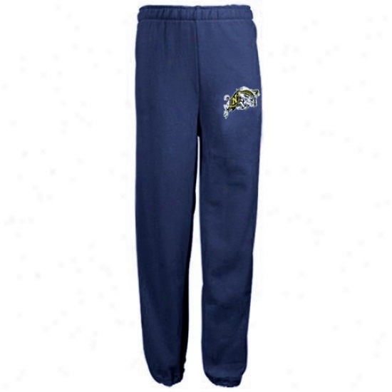 Navy Midshipmen Navy Blue Logo Sweatpants