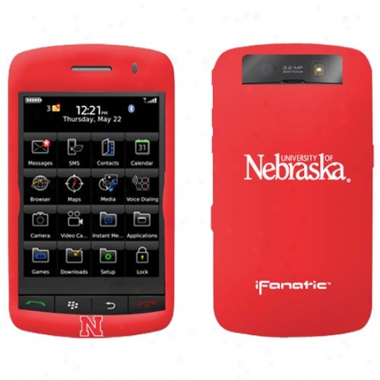 Nebraska Cornhuskers Scarlet Blackberry Storm Silicone Case
