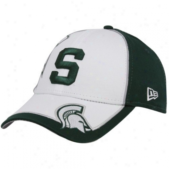 New Era Michigan State Spartans Preschool Green-white Wazbon Adjustable Hat