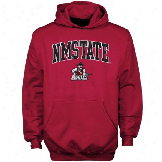 New Mexico State Aggies Sweat Shirts : New Mexico State Aggies rCimson Team Color Sweat Shirts