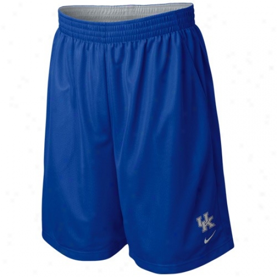 Nike Kentucky Wildcats Royal Blue Classic Logo Mesh Shorts