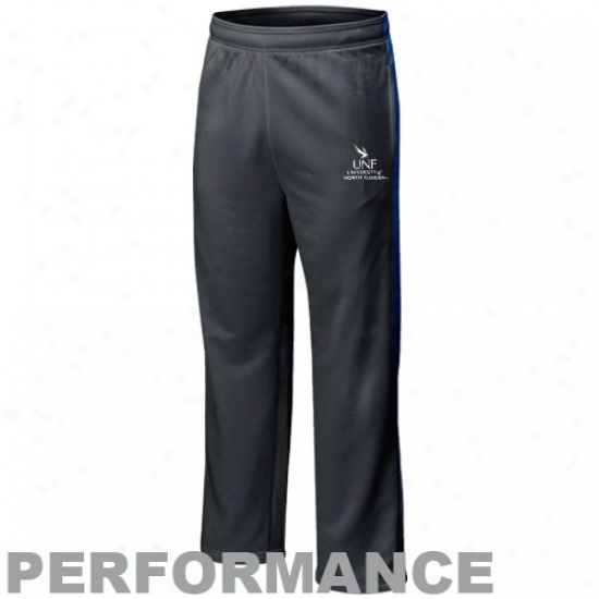 Nike University Of North Florida Ospreys Charcoal 2010 Players Warm-up Training Performance Pants