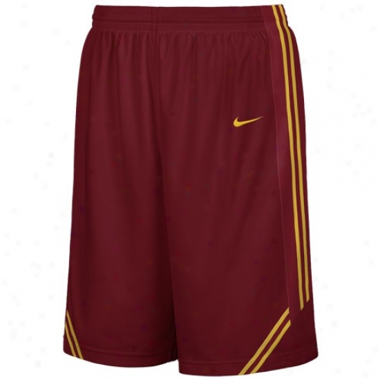 Nike Usc Trojans Cardinal Replica Basketball Shorts