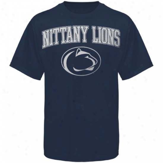 Nittany Lion Apparel: Nittany Lion Navy Blue Universal Mascot T-shirt