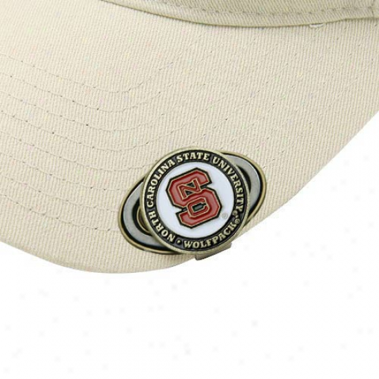 North Carolina State Wolfpack Golfer's Hat Clip & Magnetic Ball Marker