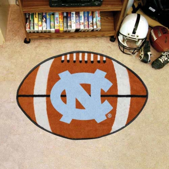 "north Carolina Tar Heels (unc) 22""x35"" Nc Logo Football Mat"